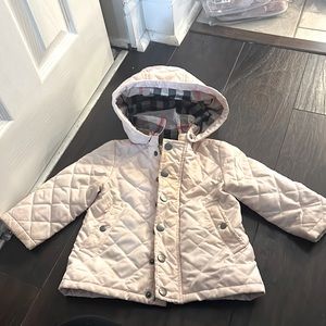 COPY - Good condition. 12 Months Burberry coat. Pink